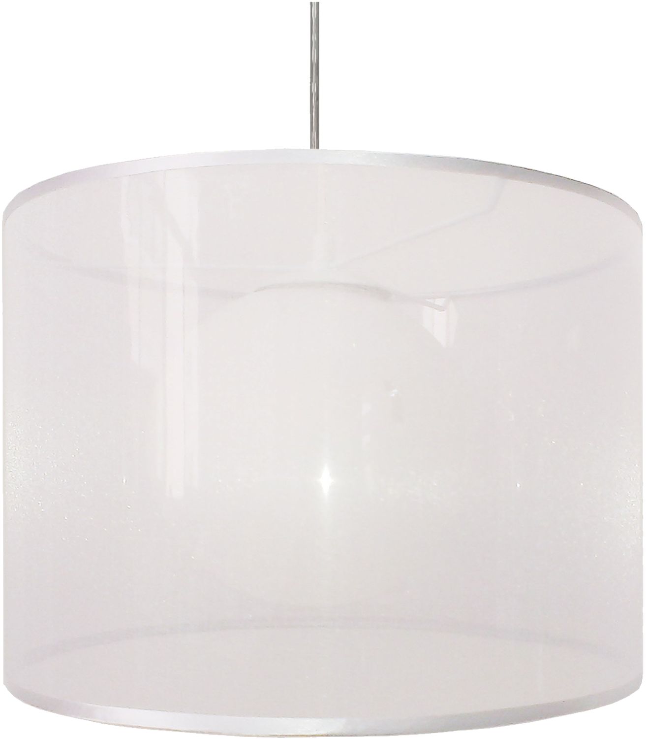 Candellux Chicago függőlámpa 1x60 W fehér 31-24886