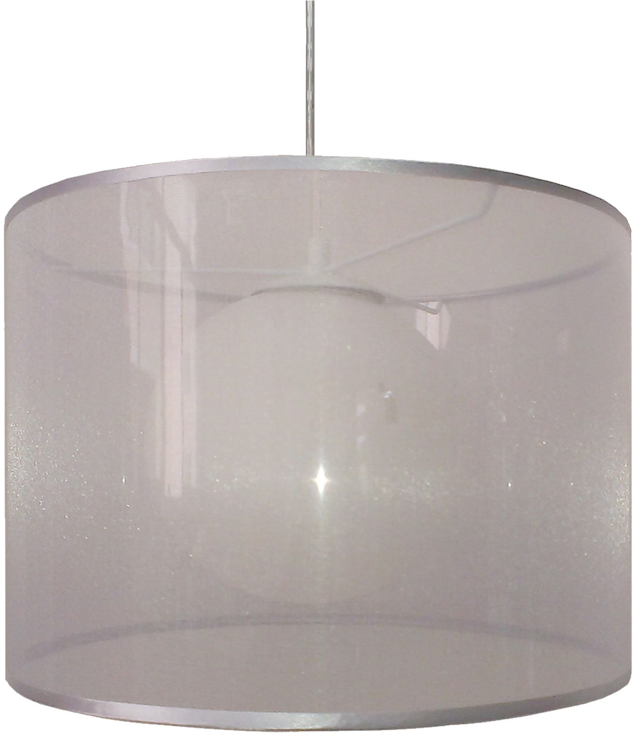 Candellux Chicago függőlámpa 1x60 W ezüst 31-24916