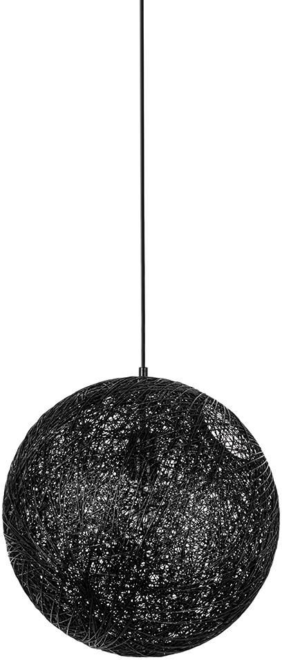 King Home Luna függőlámpa 1x60 W fekete 1027S-400.BLACK