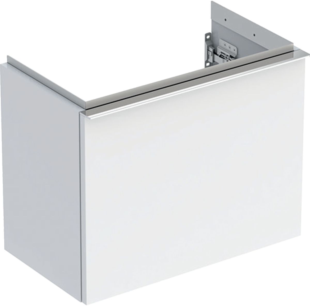 Geberit iCon szekrény 52x30.7x41.5 cm Függesztett, mosdó alatti fehér-króm 502.302.01.2