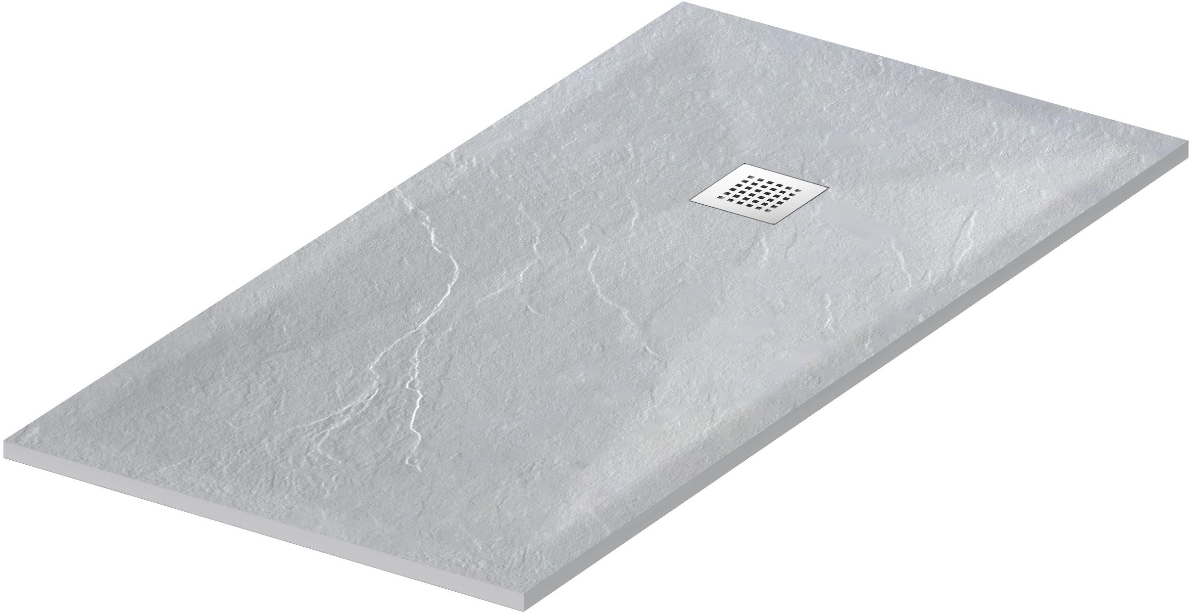 Balneo Stone Tray téglalap alakú zuhanytálca 100x80 cm szürke STFLG8010025