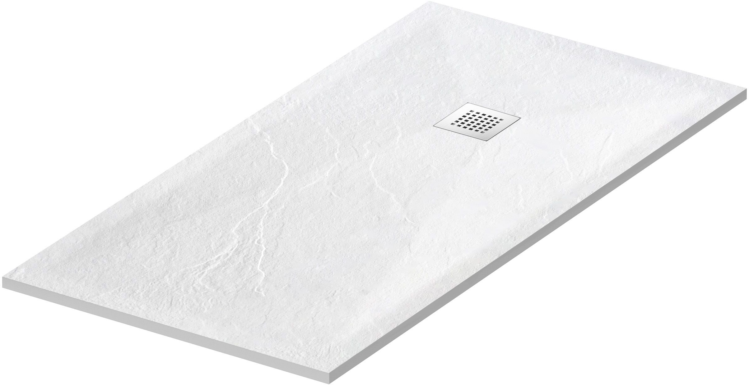 Balneo Stone Tray téglalap alakú zuhanytálca 100x90 cm fehér STFWH9010025