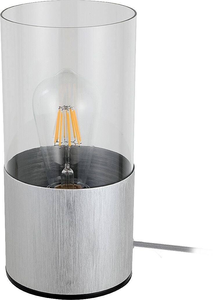 Rabalux Zelkova asztali lámpa 1x40 W átlátszó-alumínium 3153