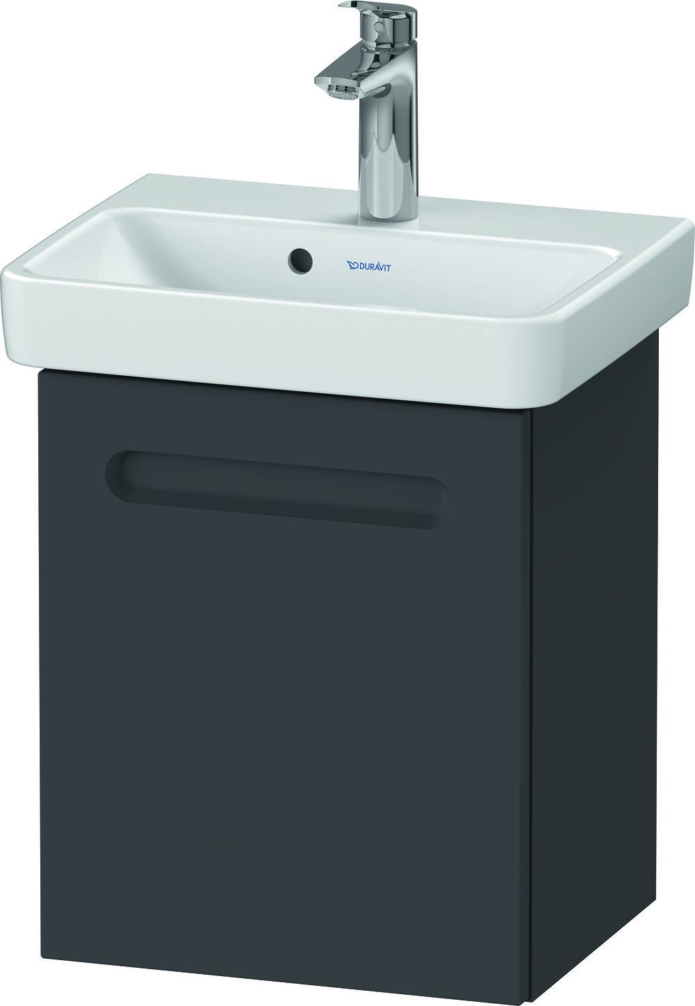 Duravit No. 1 szekrény 39x34.6x47.8 cm mosdókagyló alá akasztható grafit N14266L49490000