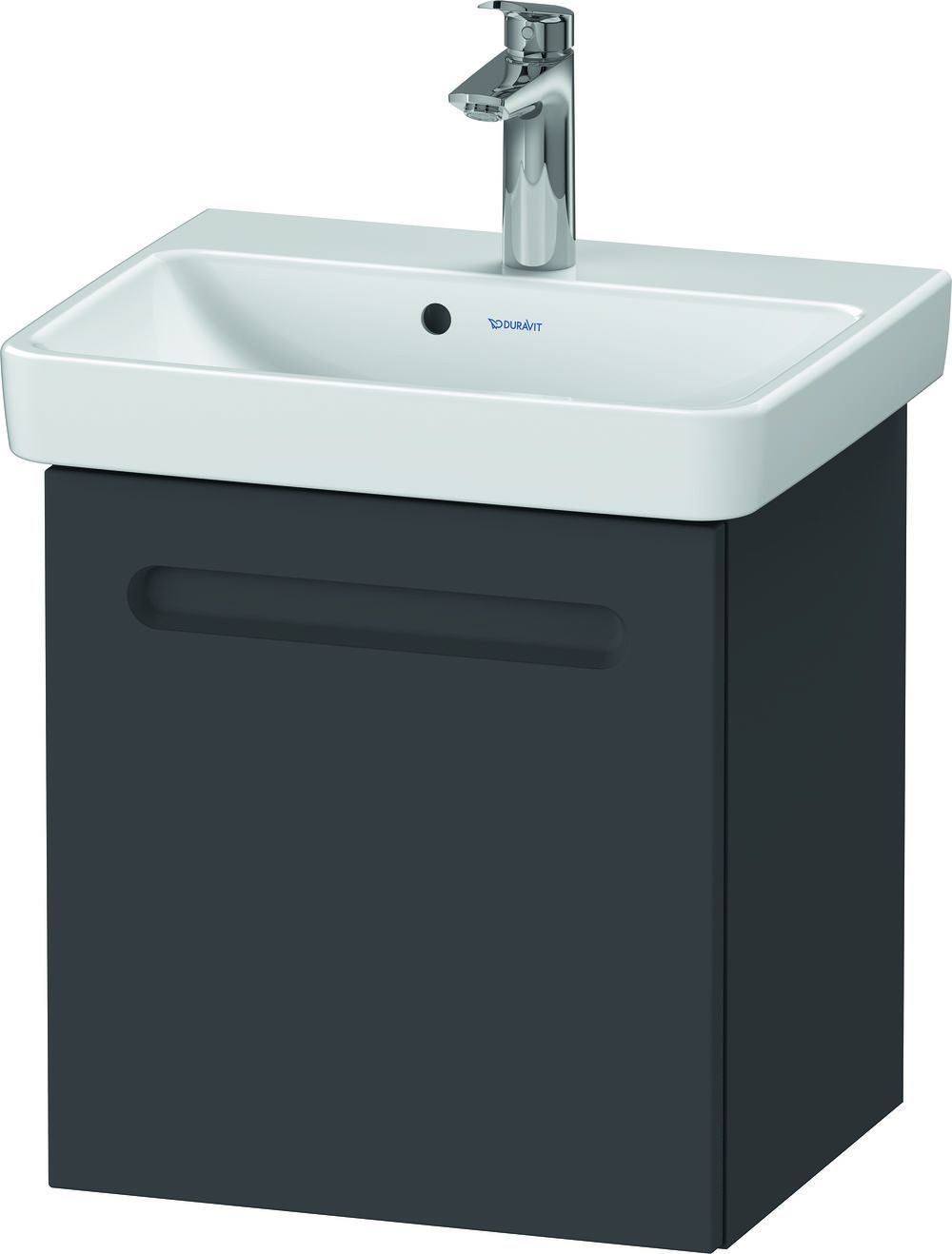 Duravit No. 1 szekrény 44x38.6x47.8 cm Függesztett, mosdó alatti grafit N14267L49490000