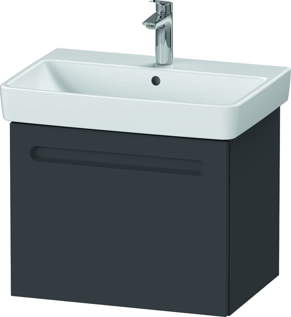 Duravit No. 1 szekrény 59x42.6x47.8 cm Függesztett, mosdó alatti grafit N14282049490000