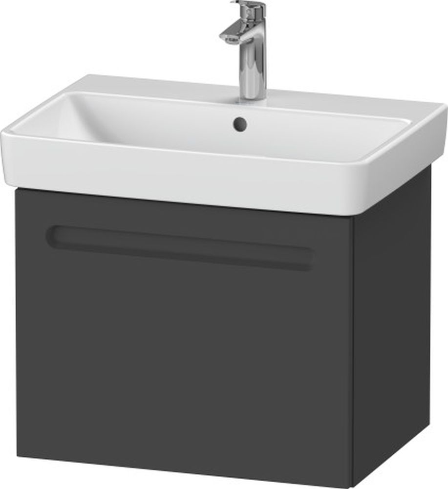 Duravit No. 1 szekrény 59x42.6x47.8 cm mosdókagyló alá akasztható grafit N14382049490000
