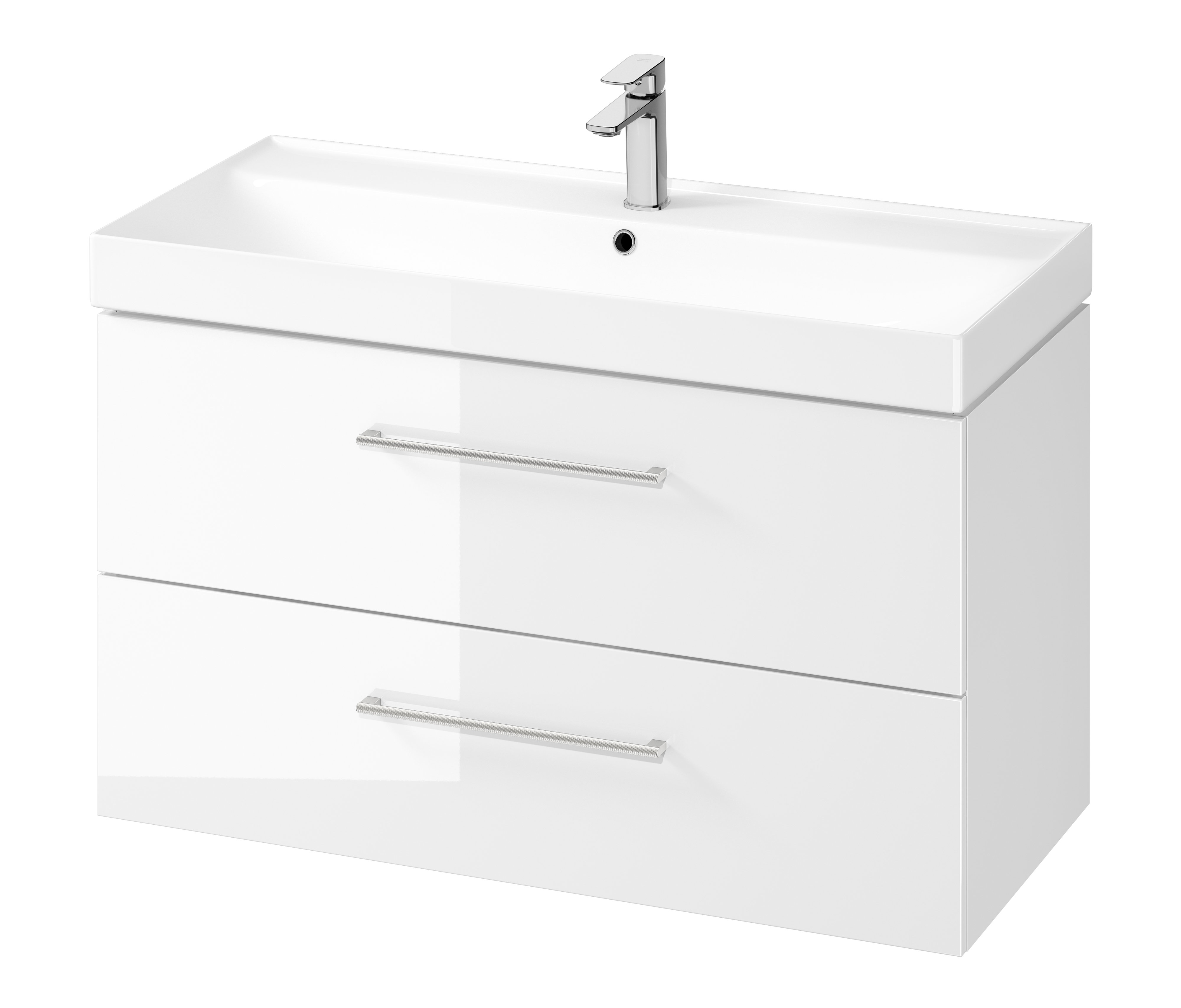 Set mosdótál Cersanit Larga K120-011, szekrény Cersanit Larga S932-076