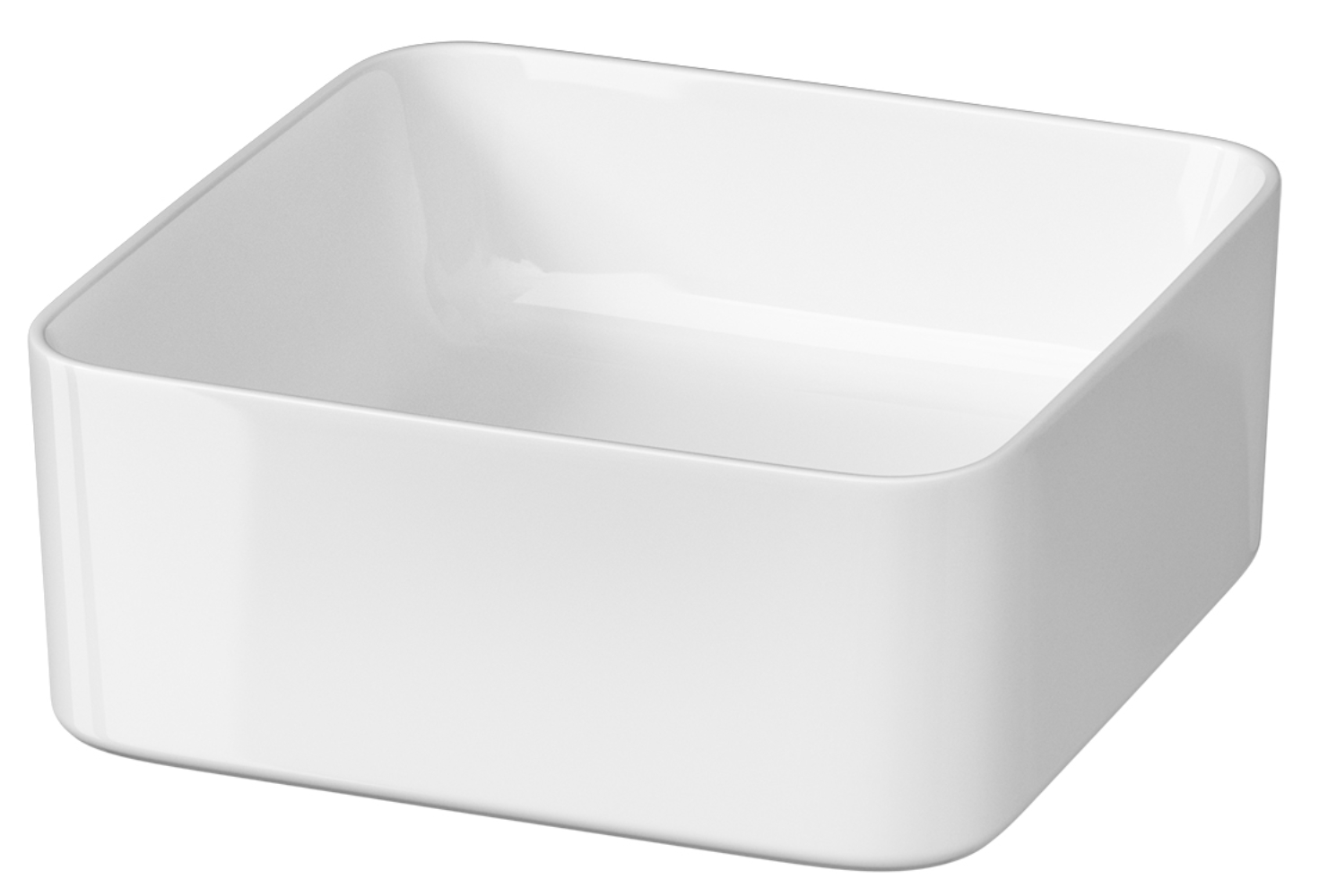 Cersanit Crea mosdótál 35x35 cm négyzet mosdótálak fehér K114-007-ECO