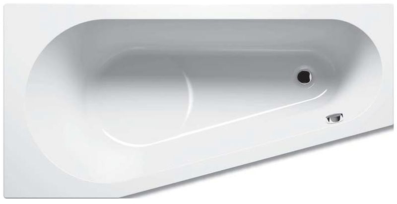 Riho Delta sarokkád 160x80 cm jobboldali fehér B068001005