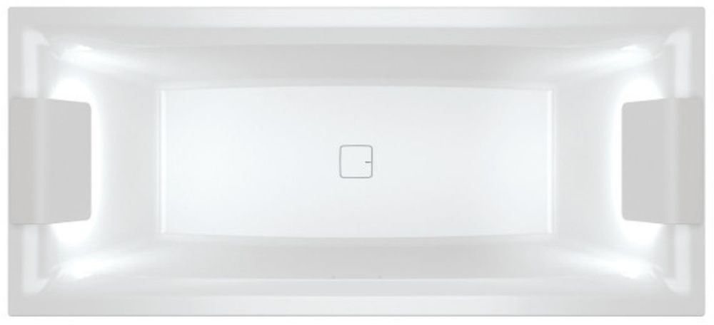 Riho Still Square LED egyenes kád 180x80 cm fehér B099005005