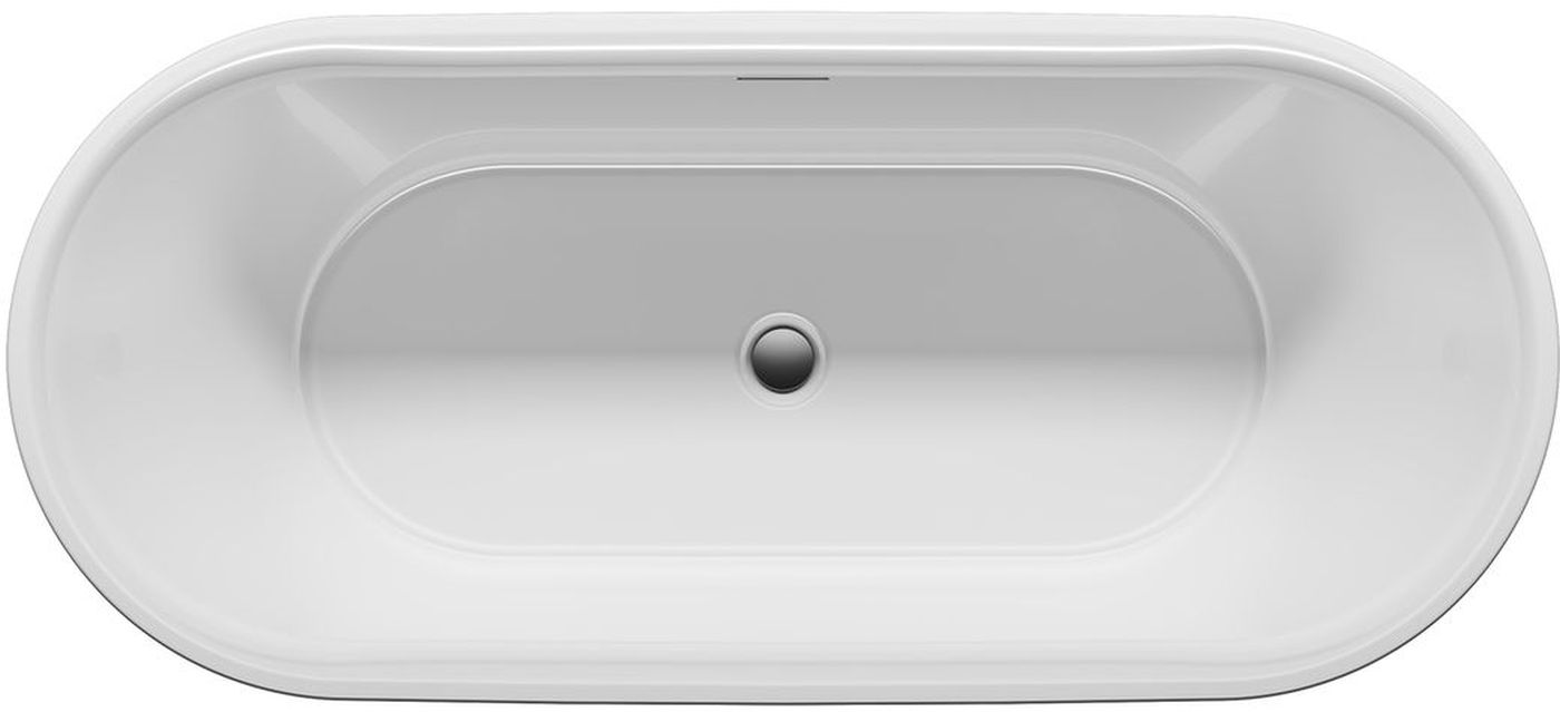 Riho Modesty térben álló kád 170x76 cm ovális fehér B090005005