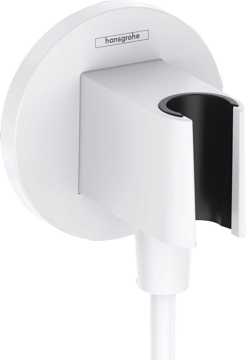 Hansgrohe Fixfit zuhanytartó fali szögcsatlakozóval fehér 26888700