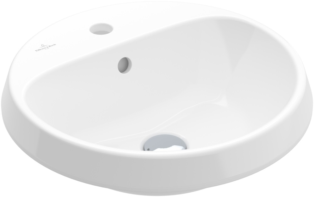 Villeroy & Boch Architectura mosdótál 45x45 cm kerek süllyesztett fehér 5A6545R1