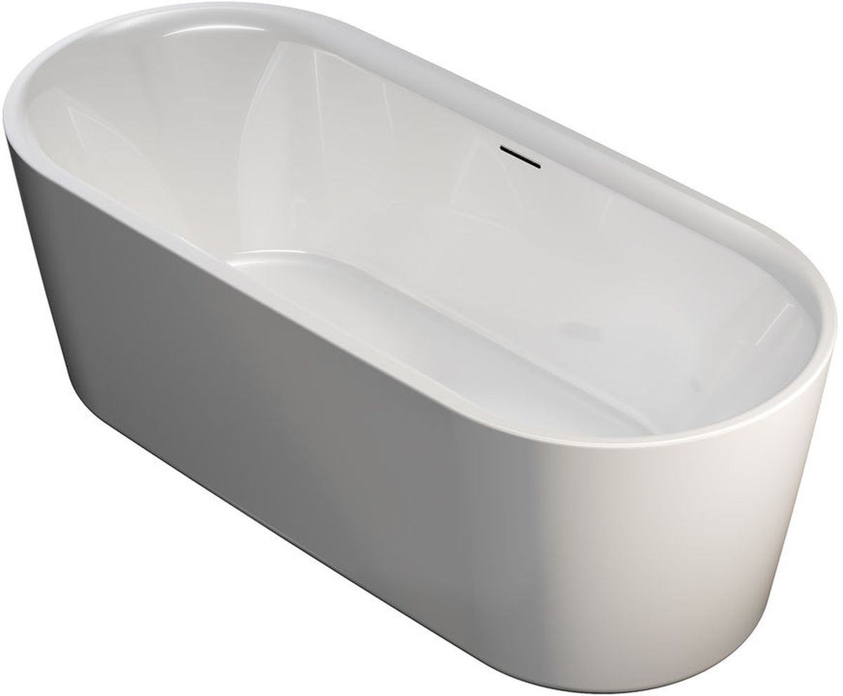Riho Modesty térben álló kád 170x76 cm ovális fehér B090001105