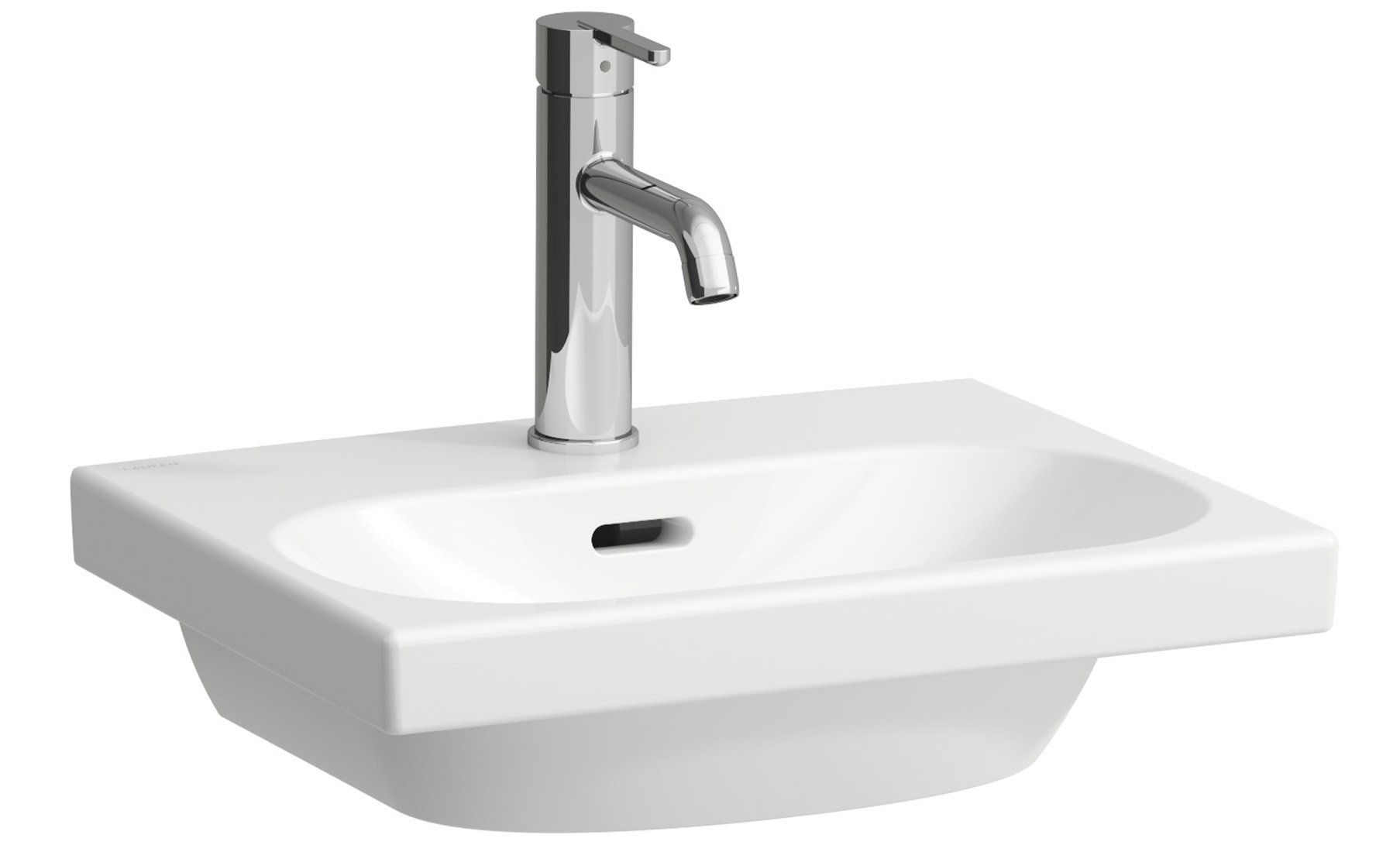 Laufen Lua mosdótál 45x35 cm négyszögletes klasszikus fehér H8160800001041