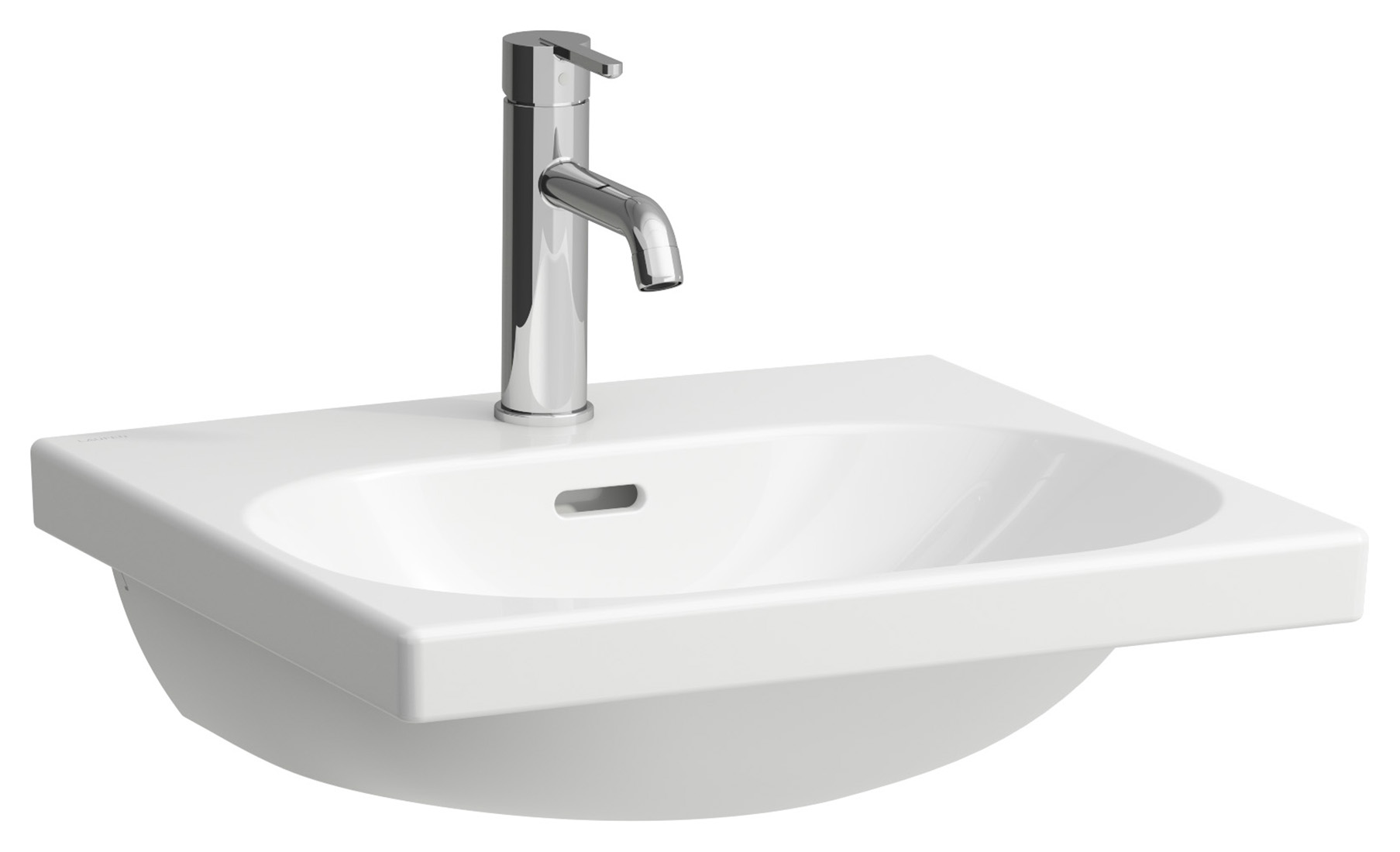Laufen Lua mosdótál 50x46 cm négyszögletes klasszikus fehér H8160810001041