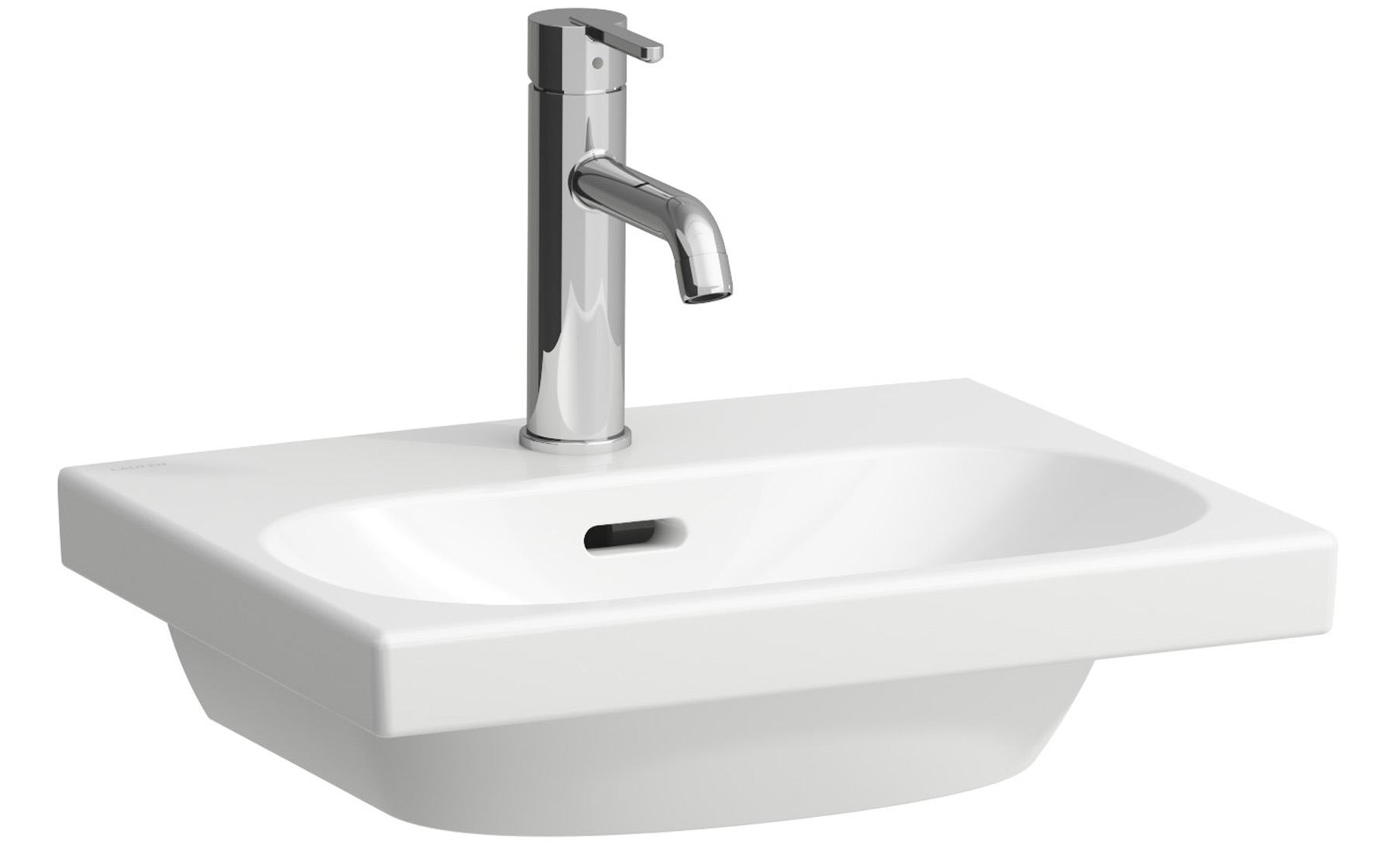 Laufen Lua mosdótál 45x35 cm négyszögletes klasszikus fehér H8150810001041