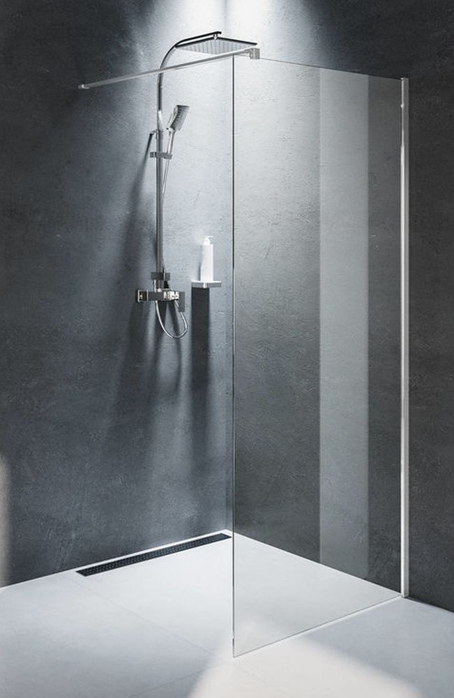 Riho Novik zuhanyfal 120 cm króm fényes/átlátszó üveg G003031120