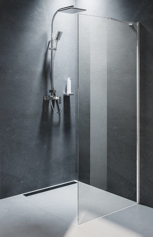 Riho Novik zuhanyfal 80 cm króm fényes/átlátszó üveg G003028120