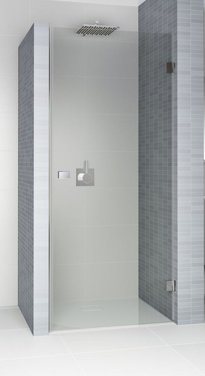 Riho Scandic zuhanyajtók 90 cm dönthető fekete matt/átlátszó üveg G001006121