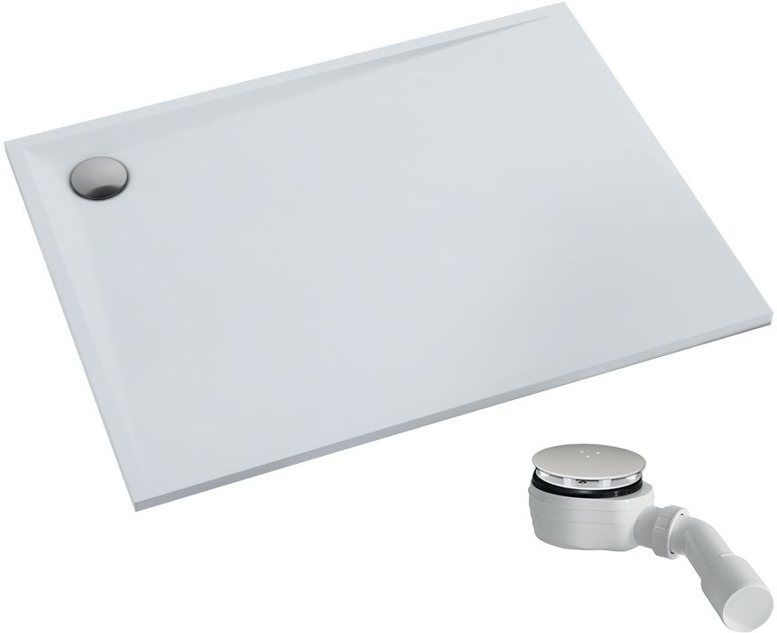 Schedpol Etrusco téglalap alakú zuhanytálca 90x80 cm fehér 3.472