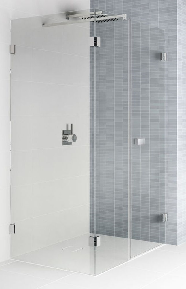 Riho Scandic zuhanykabin 100x100 cm négyzet fekete matt/átlátszó üveg G001092121