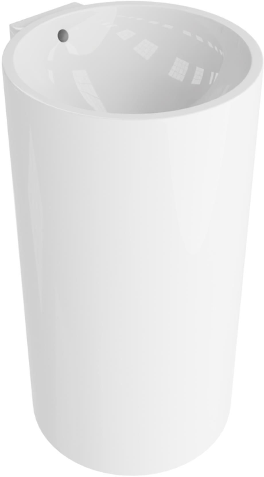 LaVita Elena mosdótál 46.5x44.5 cm kerek térben álló fehér 5908211484259