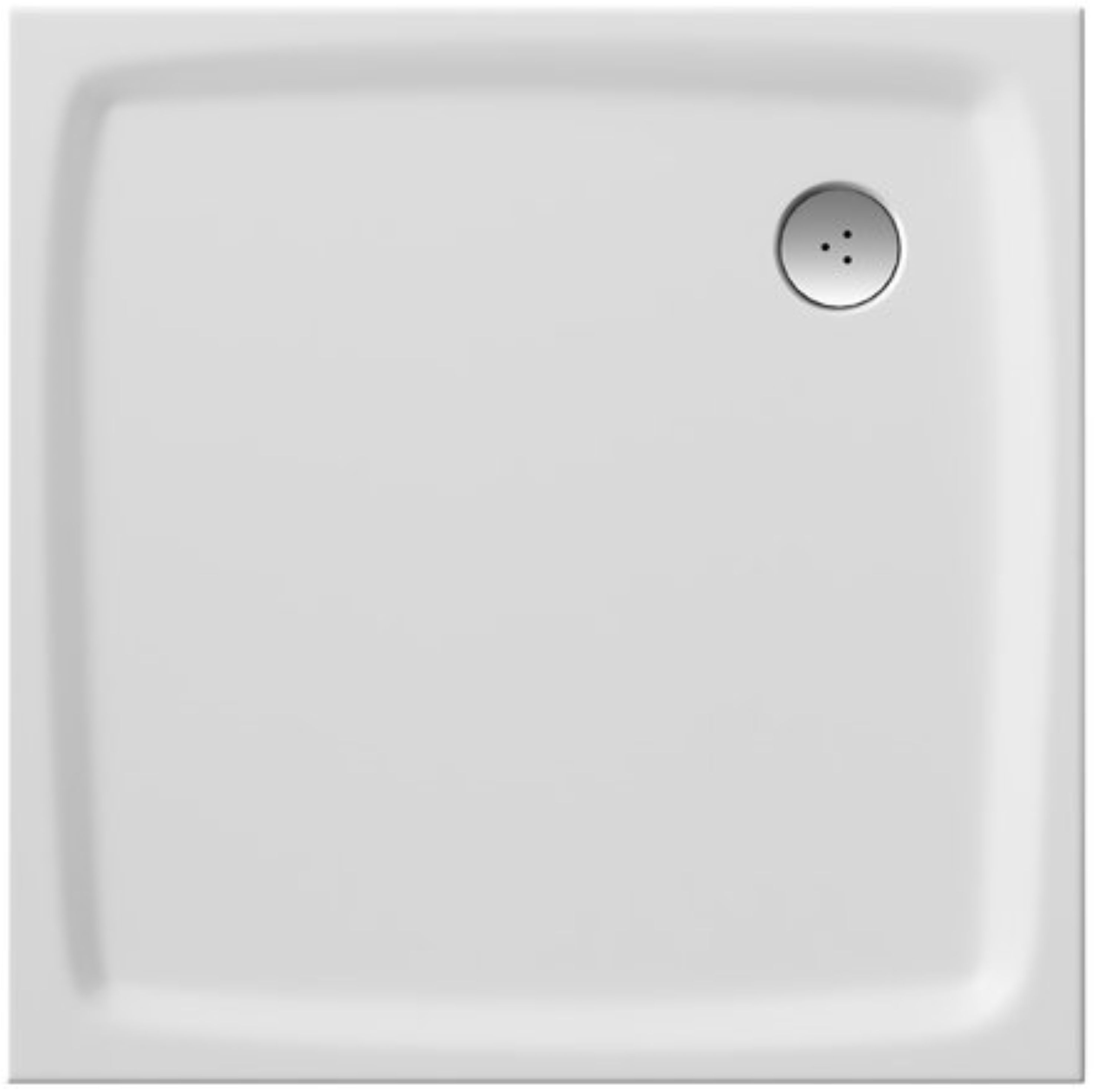 Ravak Galaxy Pro Flat négyzet alakú zuhanytálca 80x80 cm fehér XA034411010