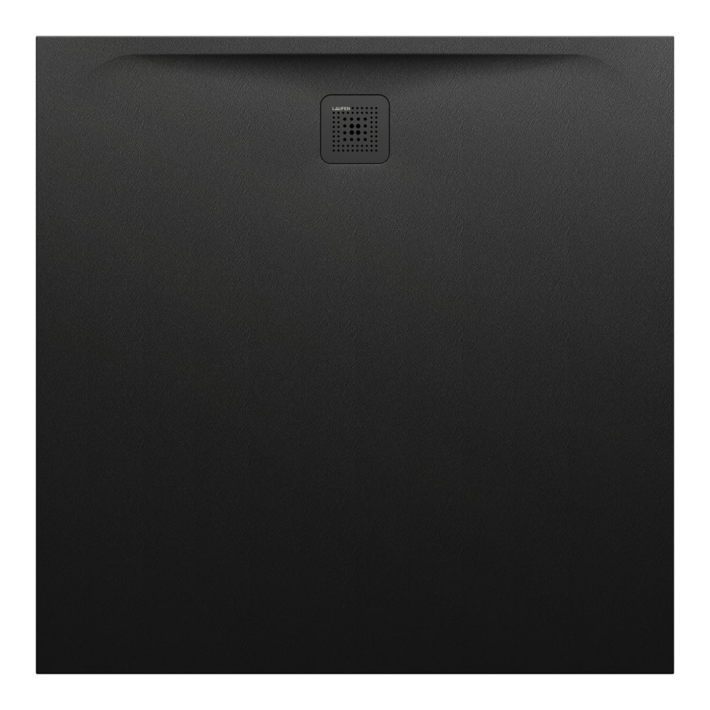 Laufen Pro négyzet alakú zuhanytálca 120x120 cm fekete H2119580800001