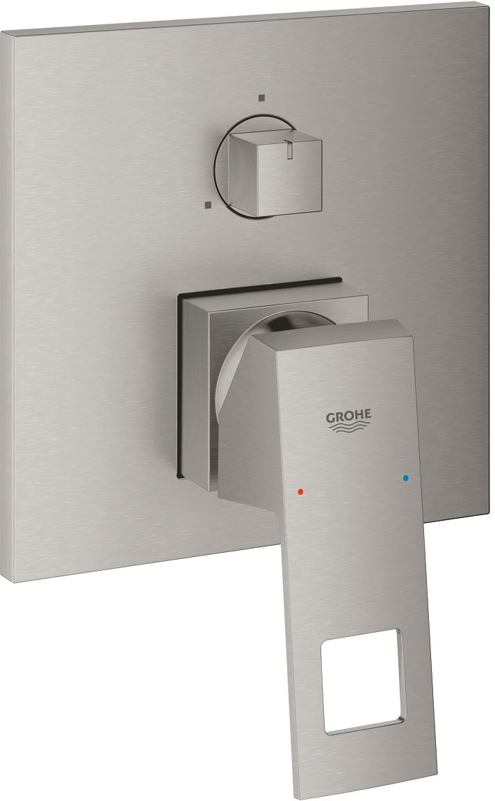 Grohe Eurocube kád és zuhany csaptelep süllyesztett SuperSteel 24094DC0