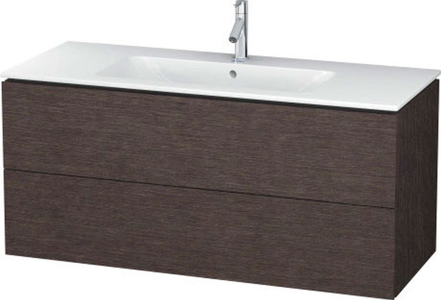 Duravit L-Cube szekrény 122x48.1x55 cm Függesztett, mosdó alatti tölgy LC624307272