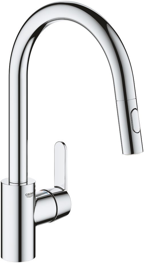 Grohe Get konyhai csaptelep álló StarLight Chrome 31484001