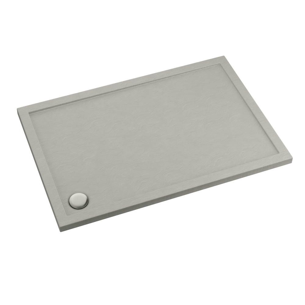 Schedpol Caspar New Cement Stone téglalap alakú zuhanytálca szifonnal 120x90 cm cement 3.2347/CT/ST