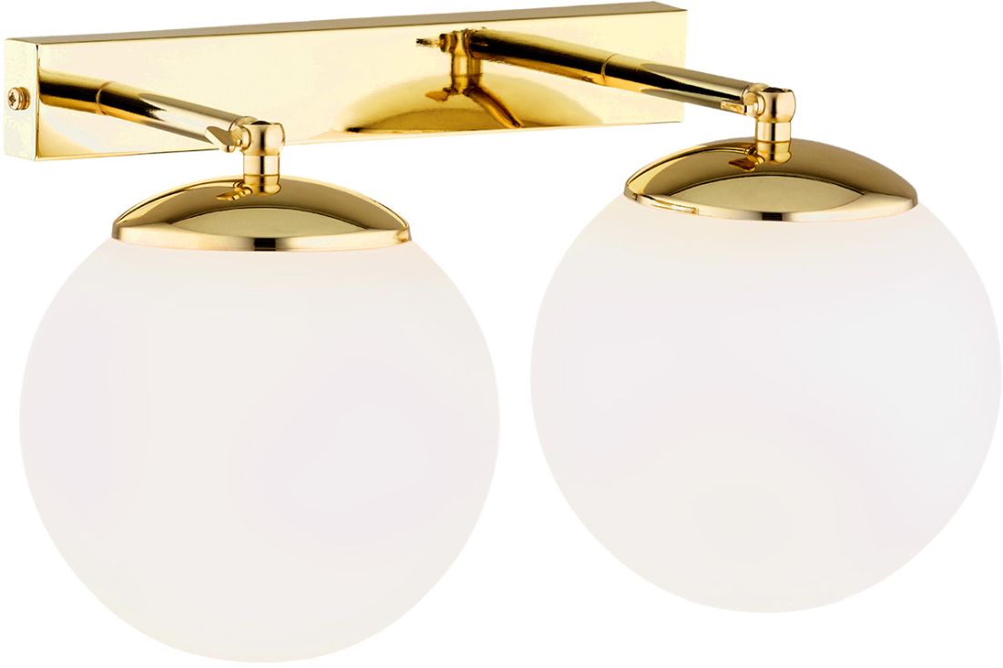 Argon Satelite Plus oldalfali lámpa 2x15 W sárgaréz-opál 1052