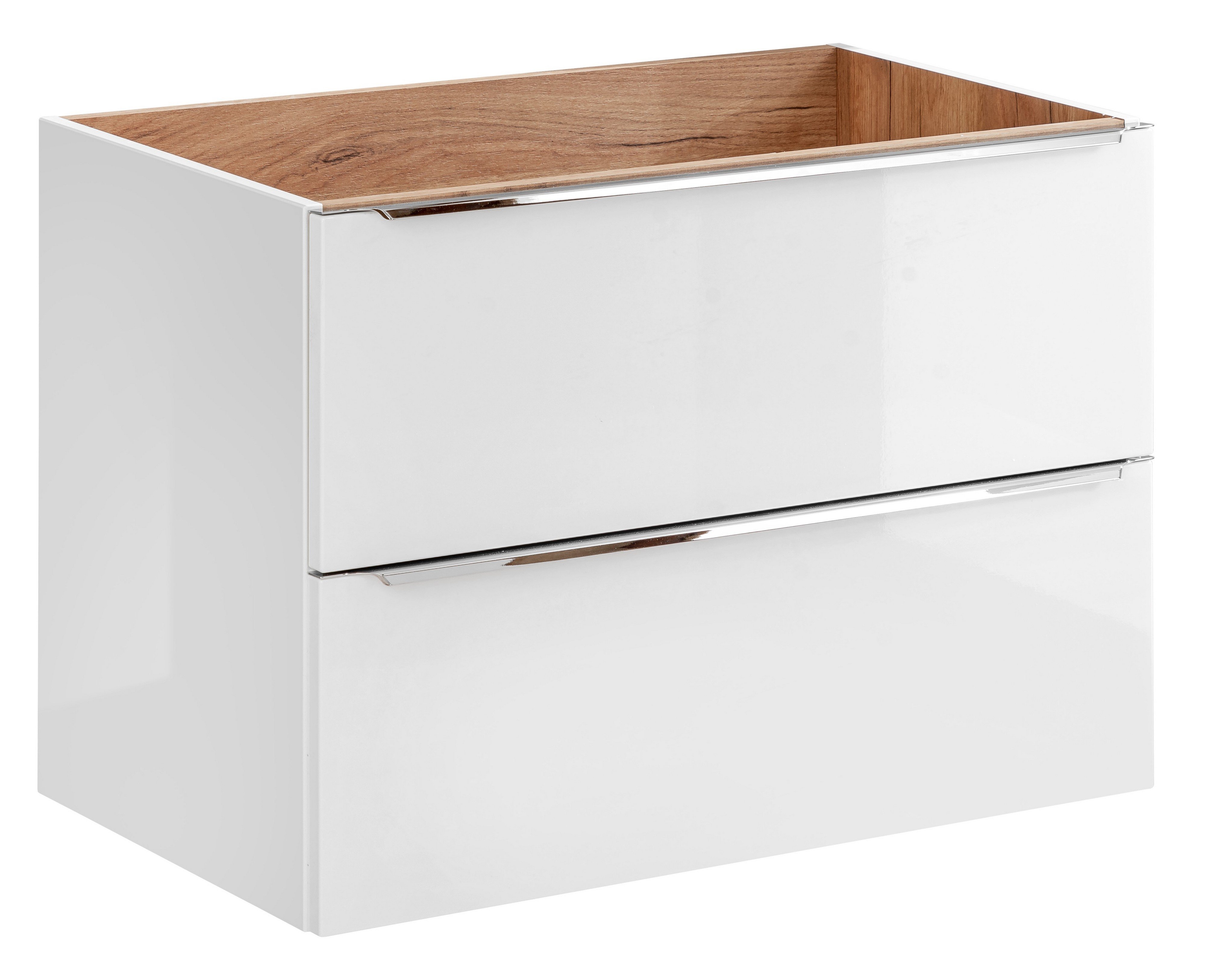 Comad Capri White szekrény 80x46x57 cm mosdókagyló alá akasztható fehér-tölgy CAPRI WHITE 821B FSC