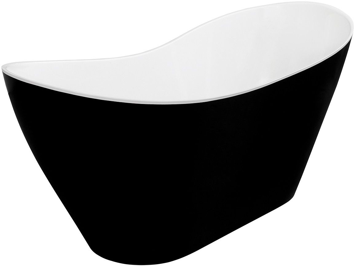 Besco Viya térben álló kád 160x70 cm ovális kétszínű #WMMC-160VKW