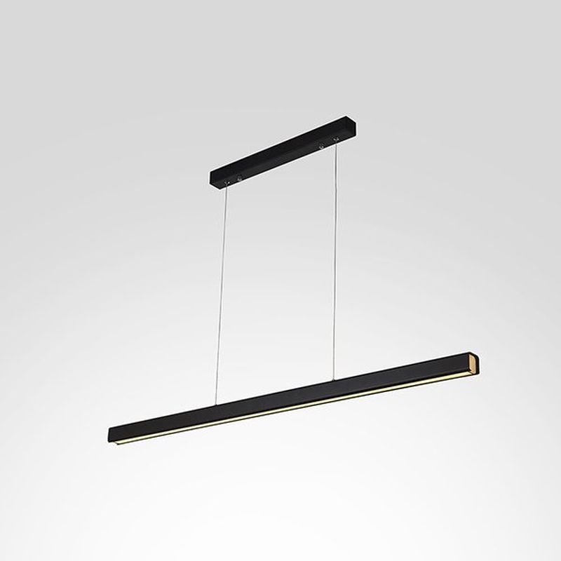 Altavola Design Linear függőlámpa 1x44 W fekete-fa LA089/PR_120_4k_black