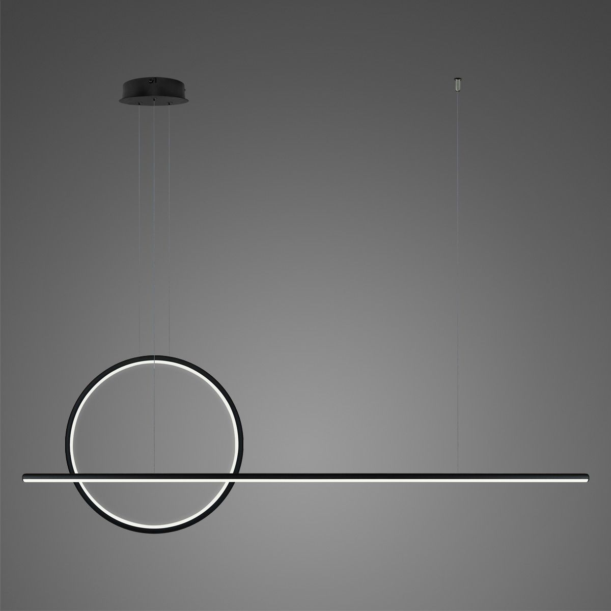 Altavola Design Linea függőlámpa 2x23 W fekete LA087/PX143_40_4k_black_dimm