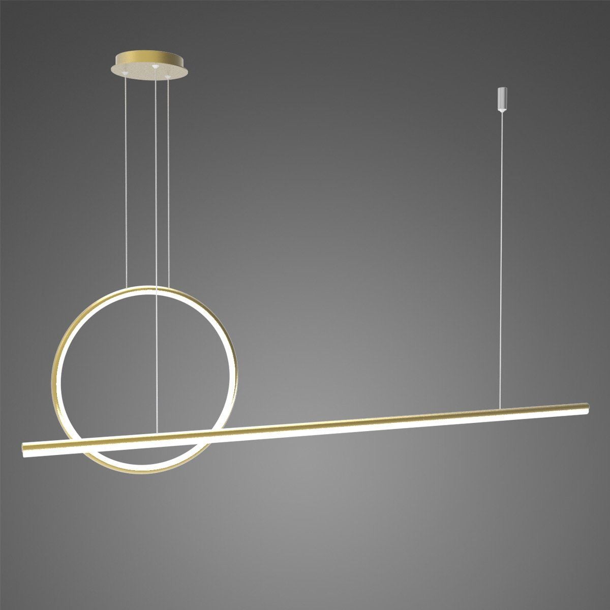 Altavola Design Linea függőlámpa 2x W fekete LA087/PX143_40_4k_gold_dimm