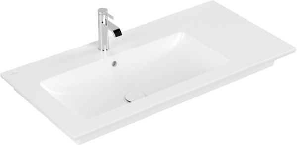 Villeroy & Boch Venticello mosdótál 100x50 cm négyszögletes klasszikus-beépíthető-pulttal együtt fehér 4134L1RW