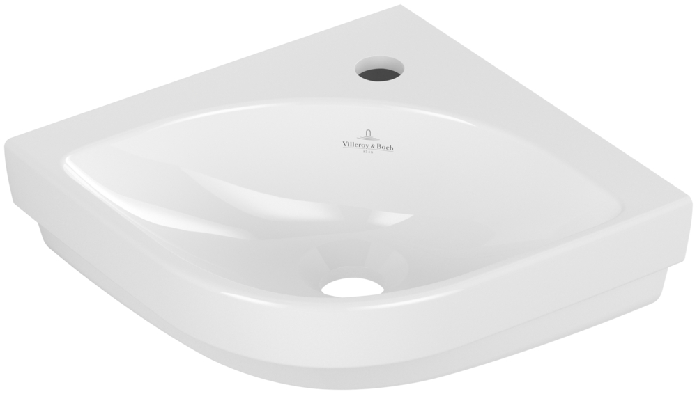 Villeroy & Boch Subway 3.0 mosdótál 32x32 cm sarok klasszikus fehér 437146RW