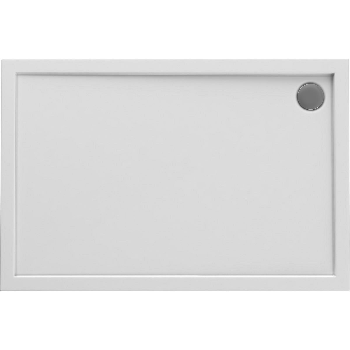 Oltens Superior téglalap alakú zuhanytálca 100x90 cm fehér 15005000