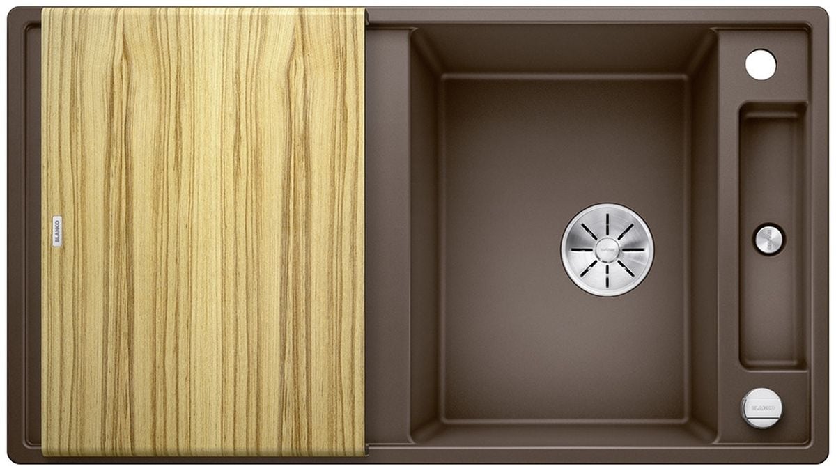 Blanco Axia III 5 S gránit mosogató 91.5x51 cm barna 523214