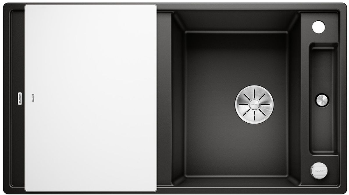 Blanco Axia III 5 S gránit mosogató 91.5x51 cm fekete 525844