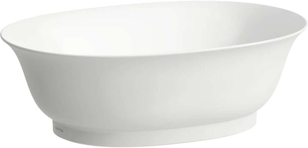 Laufen The New Classic mosdótál 45x31 cm ovális mosdótálak fehér fényes H8128500001121