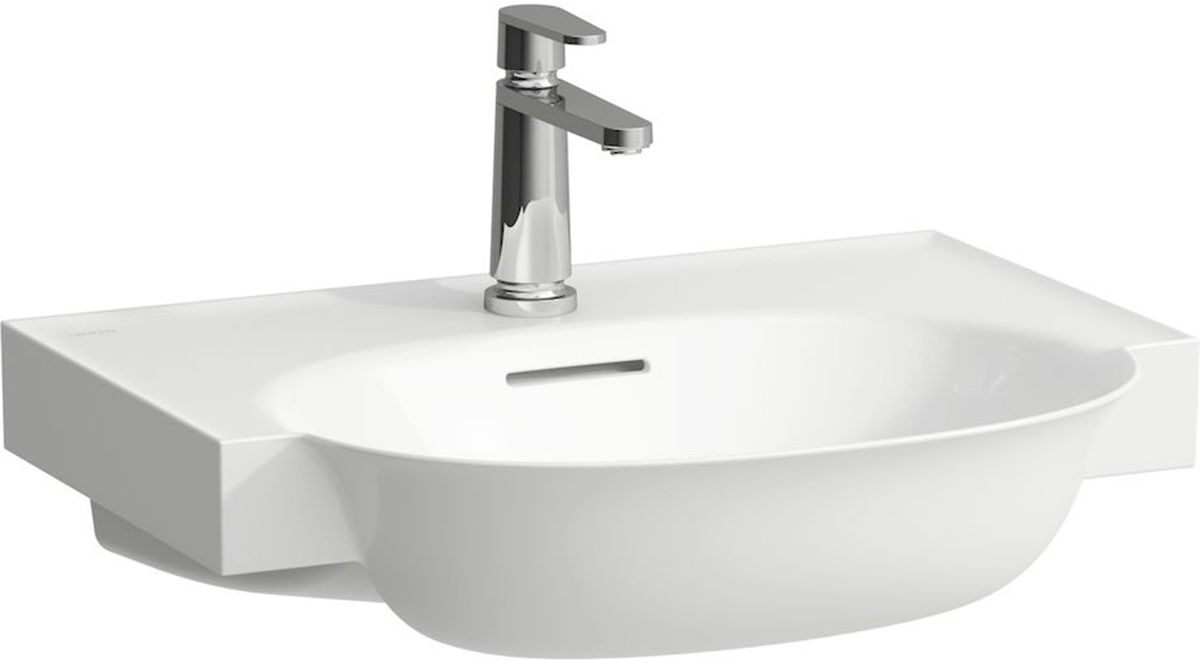 Laufen The New Classic mosdótál 60x48 cm félkör alakú klasszikus-beépíthető fehér H8138530001081