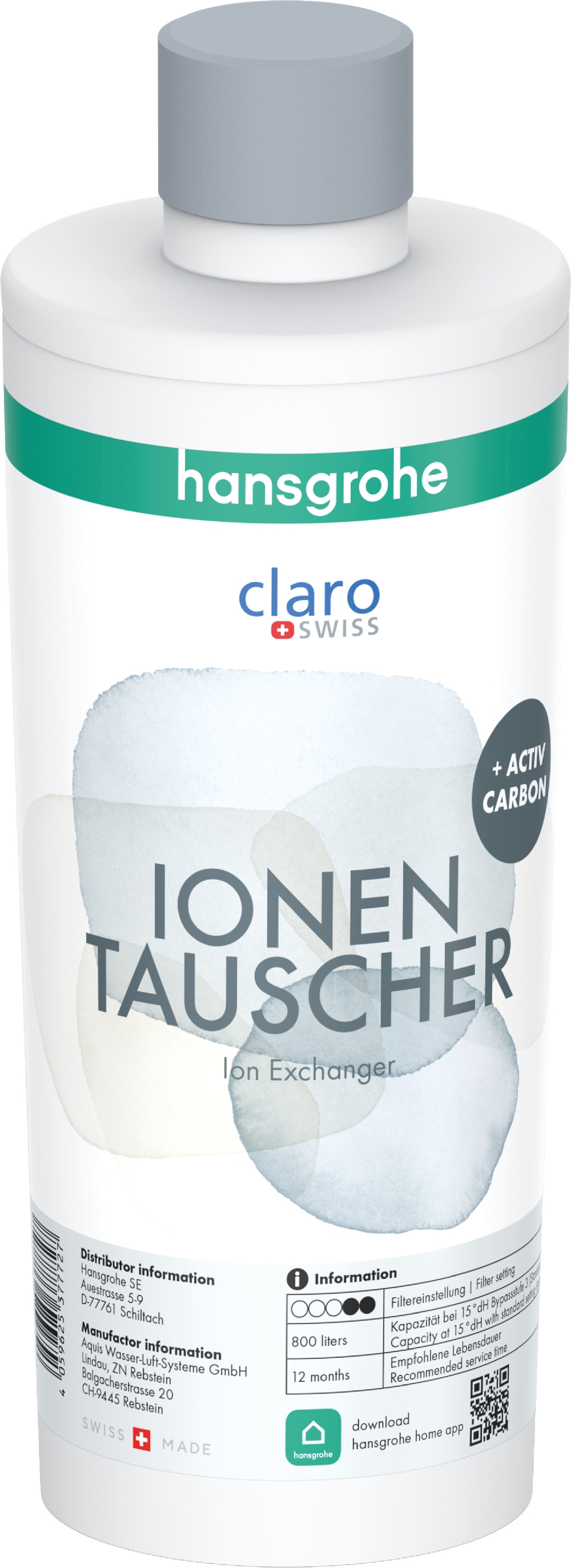 Hansgrohe szénszűrő 76815000