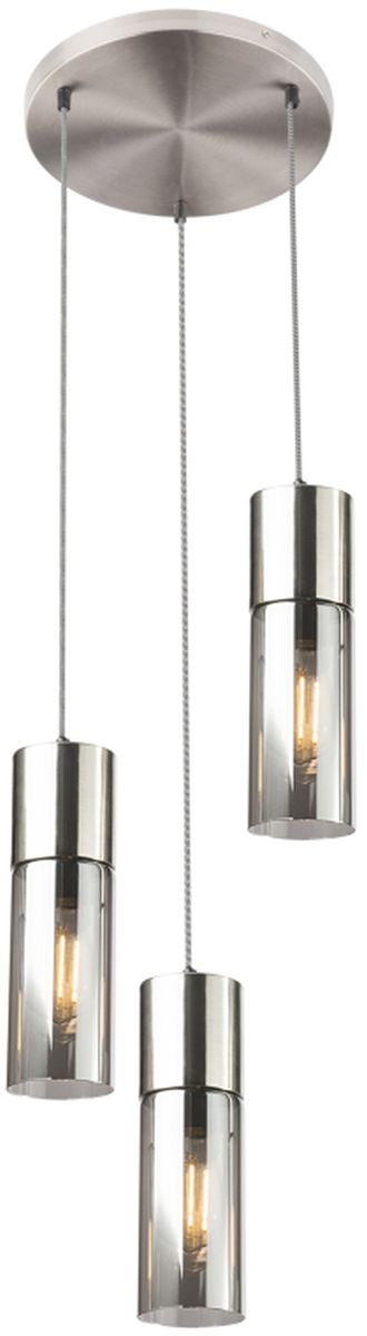 Globo Lighting Annika függőlámpa 3x25 W füst színű -ezüst 21000-3HN