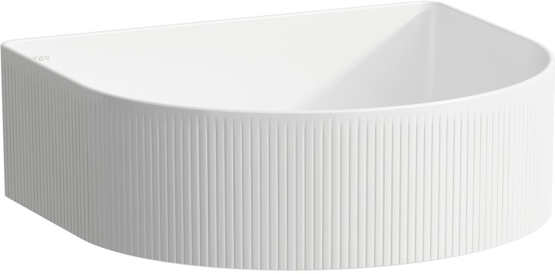 Laufen Sonar mosdótál 41x36.5 cm félkör alakú mosdótálak fehér H8123434001121